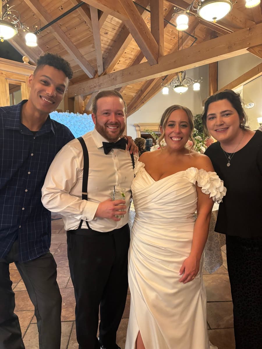 Skytona team with wedding clients